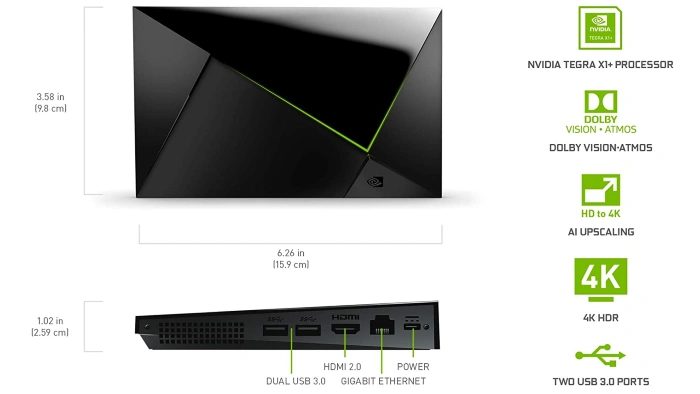 nvidia shield tv pro characteristics