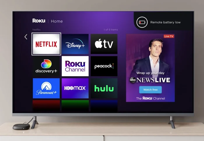 roku ultra interface